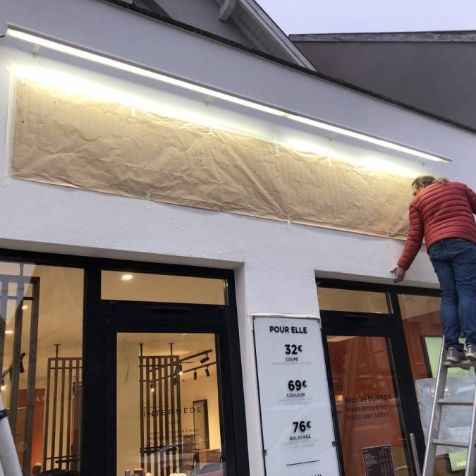 Rénovation complète du salon de coiffure Intermède à Rixheim Pfastatt 22