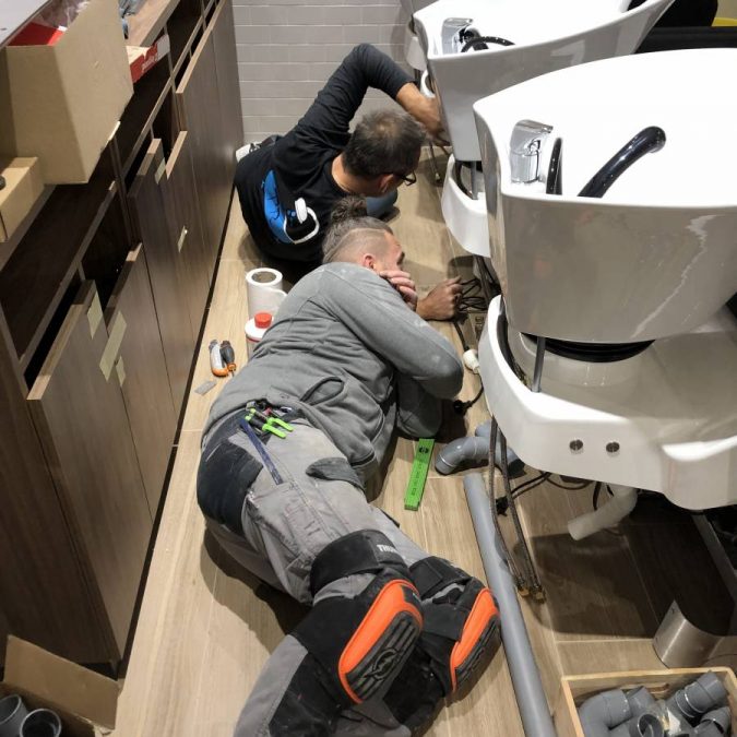 Rénovation complète du salon de coiffure Intermède à Rixheim Ensisheim 20