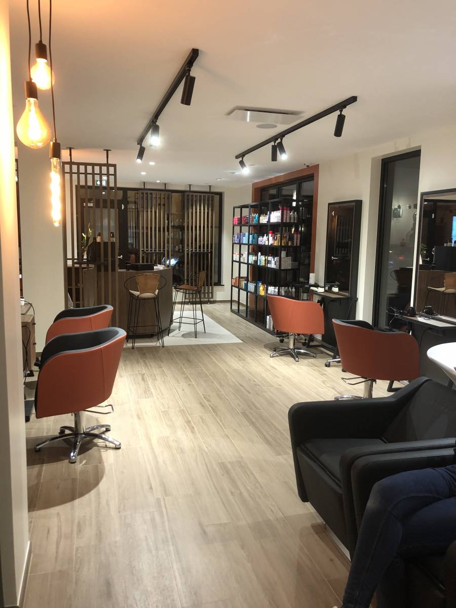 Rénovation complète du salon de coiffure Intermède à Rixheim Wittenheim