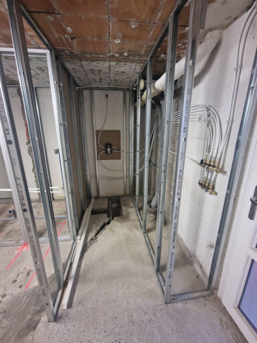 Projet de rénovation Salle de bain clé en main complet Avant/Après secteur de Saint la Chaussée Riedisheim 6