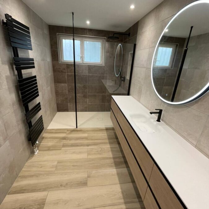 Conception de salle de bain clé en main et travaux de plomberie près de Saint-Louis et Hésingue Ensisheim 25